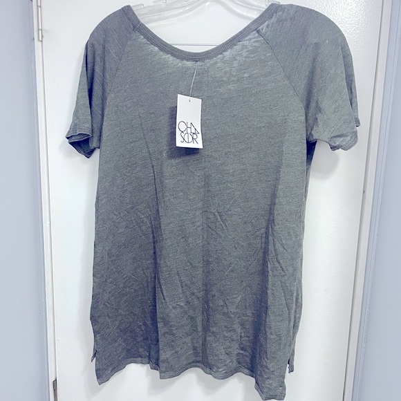 Chaser Scoop Neck Short Sleeve Tee Shirt Size Small NWT - Picture 2 of 4
